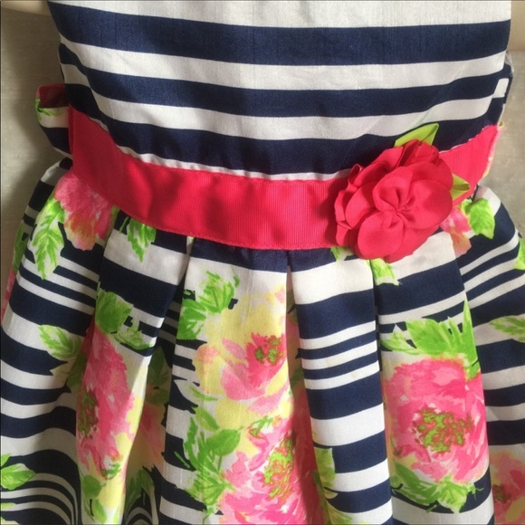 Gorgeous Girls floral and striped sleeveless dress - Picture 4 of 8